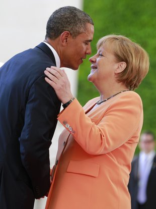 Barack Obama i Angela Merkel el juny passat a Berlín Foto: REUTERS.