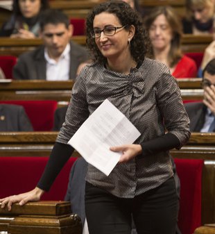 Rovira en un ple al Parlament Foto: ARXIU / ALBERT SALAMÉ.